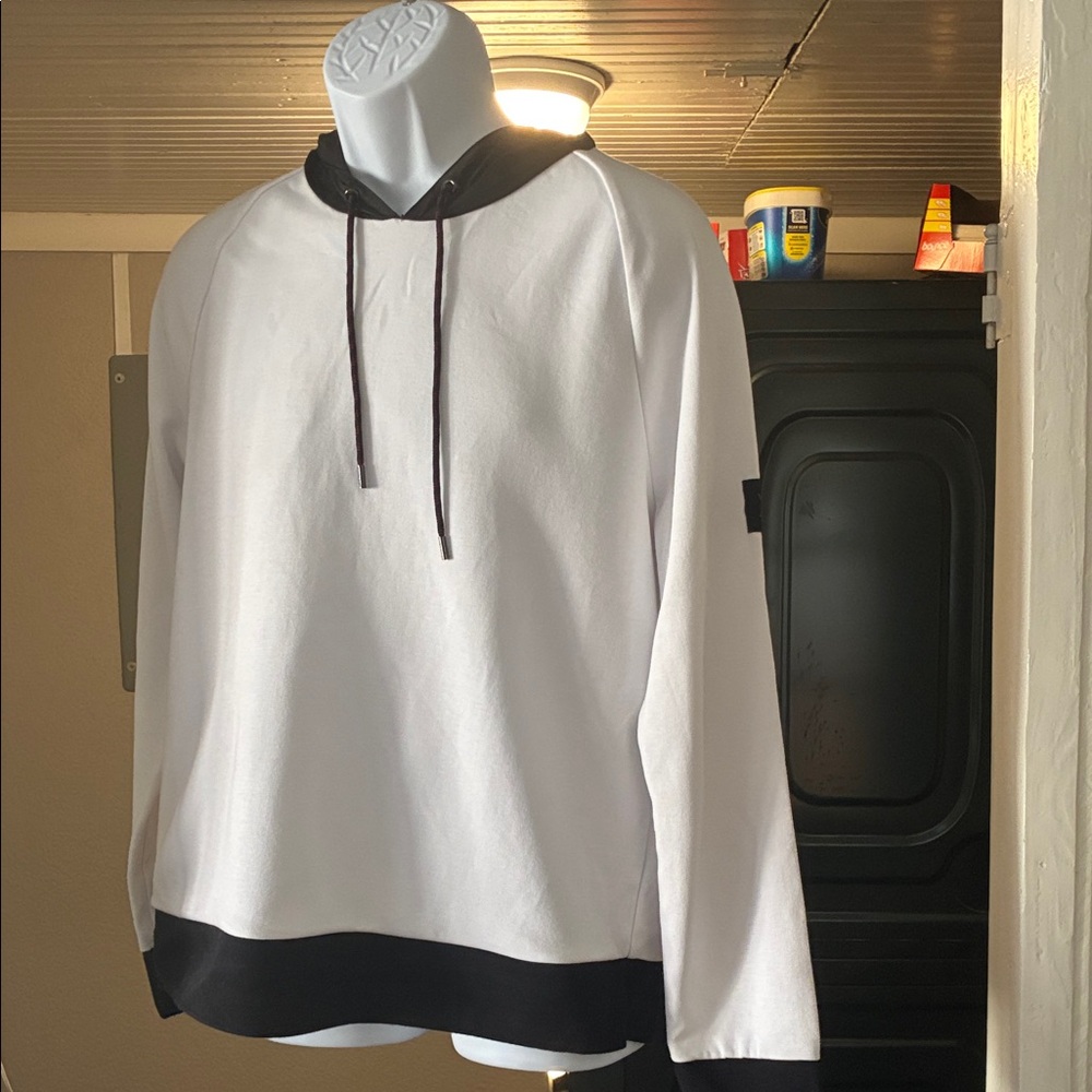 Michael Kors White and Black Men's Hoodie